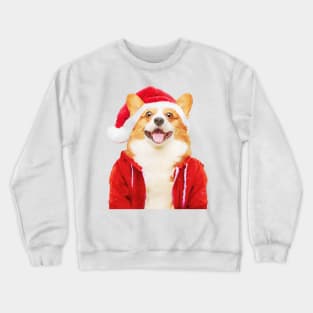 Corgi Santa Claus Crewneck Sweatshirt